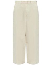 AllSaints - Vaqueros Anchos Con Botones - Lyst