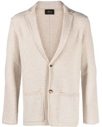 Brioni - Knitted Cashmere-blend Cardigan - Lyst