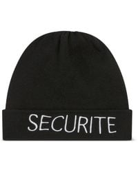 GALLERY DEPT. - Securite-Embroidered Beanie Hat - Lyst