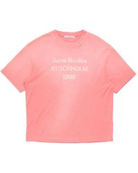 Acne Studios - T-Shirt À Logo Imprimé - Lyst