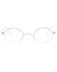 Lindberg - Corona Round-Frame Glasses - Lyst