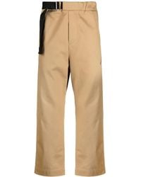 OAMC - Regs Tappered-Leg Cropped Trousers - Lyst