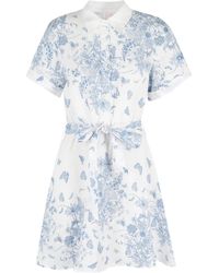 Mc2 Saint Barth - Joseline Hemdkleid mit Blumen-Print - Lyst