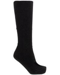 DSquared² - Ribbed-Knit Logo-Print Socks - Lyst