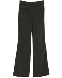 Elie Saab - Broek Met Borduurwerk - Lyst
