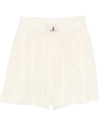 Barena - Striped Elasticated-Waistband Shorts - Lyst