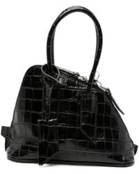 The Attico - Mini Sant Ambroeus Croc-Effect Tote Bag - Lyst