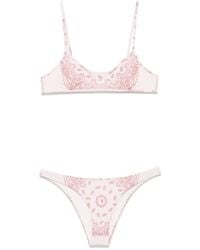 The Attico - Paisley-print Bikini - Lyst