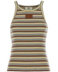 Fendi - Top A Rayas - Lyst