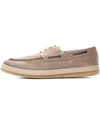 Poche Paris - Suede Boat Shoes - Lyst