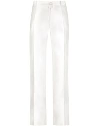 Dolce & Gabbana - Silk Shantung Pants - Lyst