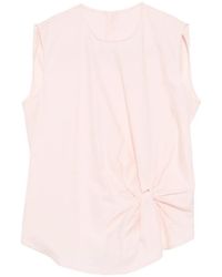 JNBY - Twist-Detail Draped Top - Lyst