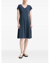 Marc O' Polo - V-Neck A-Line Midi Dress - Lyst