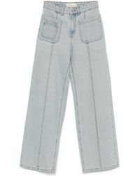 Blumarine - Logo-Embroidered Jeans - Lyst