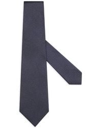 ZEGNA - Polka-Dot Silk Tie - Lyst