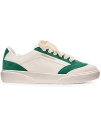 CASABLANCA - Calf Suede-Panelled Sneakers - Lyst