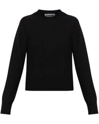 Jil Sander - Pull À Bords Côtelés - Lyst
