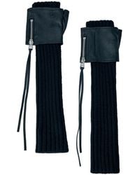 Yohji Yamamoto - Scaldamuscoli A Coste Con Orli - Lyst