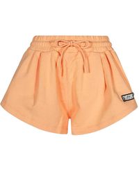 MSGM - Logo-Patch Track Shorts - Lyst
