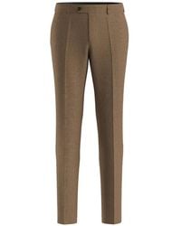 BOSS - X Beckham Button Trousers - Lyst