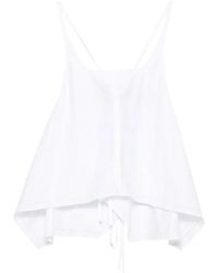 Low Classic - Flared Sleeveless Top - Lyst