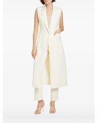 Toccin - Manteau À Simple Boutonnage Longline - Lyst