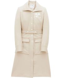 Courreges - Logo-patch Trench Coat - Lyst