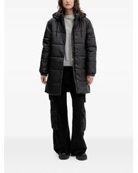 Vans - Hooded Quilted Puffer Jacket - Lyst