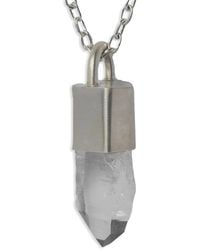 Parts Of 4 - Collier En Sterling Serti De Quartz - Lyst
