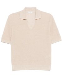 Peserico - Fine-Knit Polo Top - Lyst
