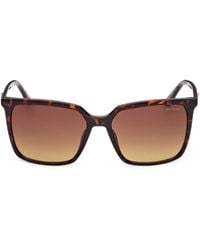 GUESS EYEWEAR - Lunettes De Soleil À Effet Écailles De Tortue - Lyst