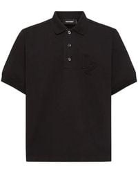 DSquared² - Embroidered-Logo Polo Shirt - Lyst