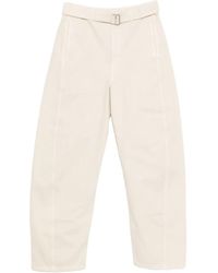 Lemaire - Pantalon Torsadé À Taille Ceinturée - Lyst