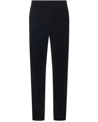 Max Mara - Velvet-Texture Side-Stripe Trousers - Lyst