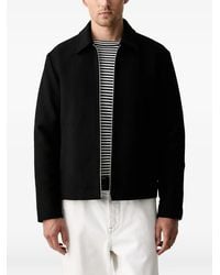Marc O' Polo - Diagonal-Weave Zip-Up Jacket - Lyst