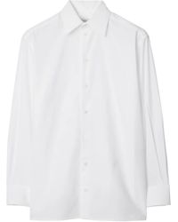 Burberry - Camisa Con Pliegues - Lyst