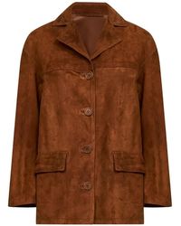Salvatore Santoro - Flap-Pocket Suede Jacket - Lyst