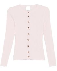 Allude - Ribbed Cardigan - Lyst