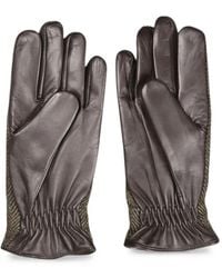 Gran Sasso - Herringbone-Pattern Wool Gloves - Lyst