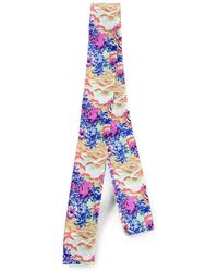 DSquared² - Hawaii-Print Silk Scarf - Lyst