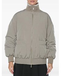 ARMANI EXCHANGE - Ruched-Sleeve Blouson Jacket - Lyst
