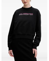 KARL LAGERFELD - Crew-Neck Sweatshirt - Lyst