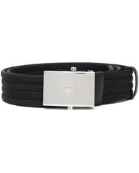 Prada - Engraved-Logo Woven Belt - Lyst
