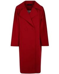 Maria Calderara - Double-Breasted Coat - Lyst