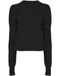 Maison Margiela - Puff-Shoulder Wool Sweater - Lyst