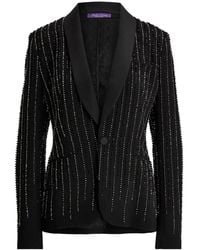 Ralph Lauren - Donoghue Sequined Single-Breasted Blazer - Lyst