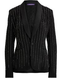 Ralph Lauren - Donoghue Sequined Single-Breasted Blazer - Lyst