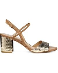 Geox - Sandales Virnilisa À Effet Peau De Serpent - Lyst