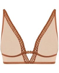 Aubade - Sheer Emotion Embroidered Triangle Bra - Lyst