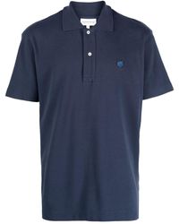Maison Kitsuné - Fox-patch Cotton Polo Shirt - Lyst
